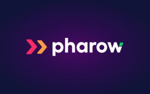 Logo Pharow sur fond bleu nuit