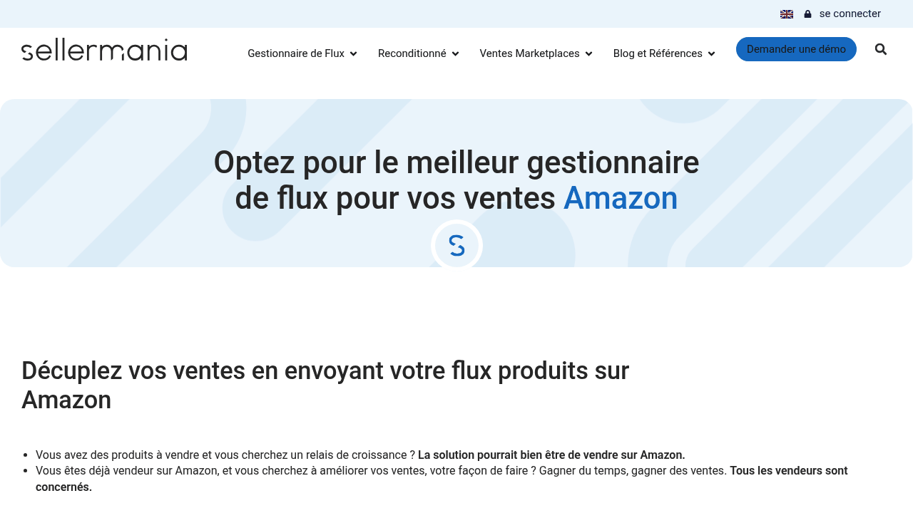 Capture d'écran de Sellermania