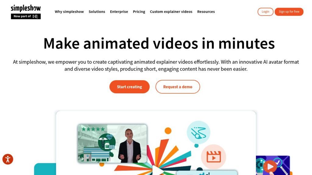 Capture d'écran de mySimpleshow