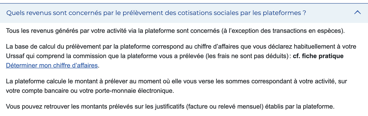 FAQ de l'Urssaf : revenus concernés par le prélèvement à la source, commission comprise et espèces exclues